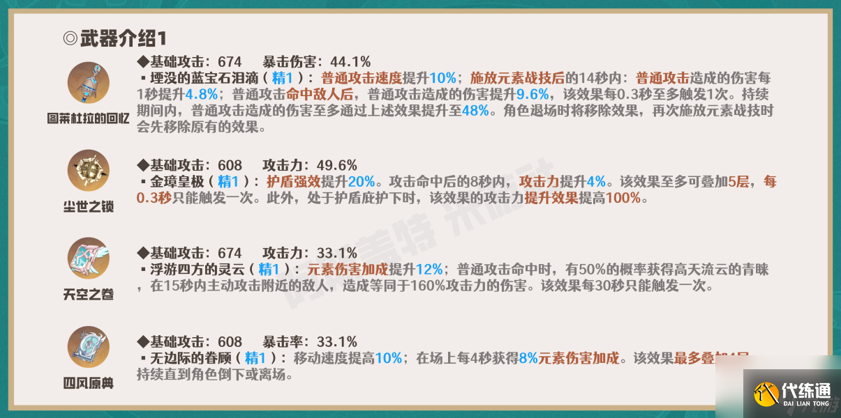 原神散兵武器选什么