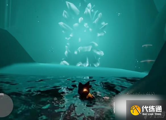 光遇收集山洞的四块发光矿石任务攻略