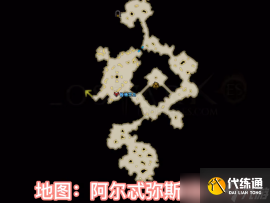 命运方舟阿尔忒弥斯地图首领boss在哪