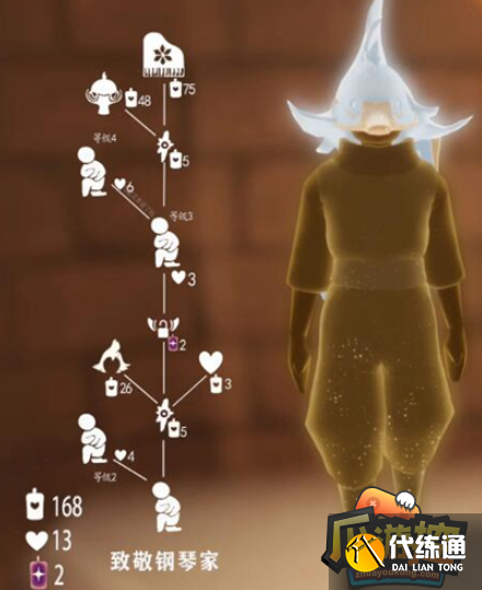 光遇2023音乐节钢琴家先祖物品兑换图