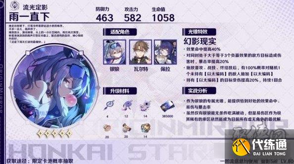 崩坏星穹铁道卢卡光锥搭配 卢卡毕业光锥推荐