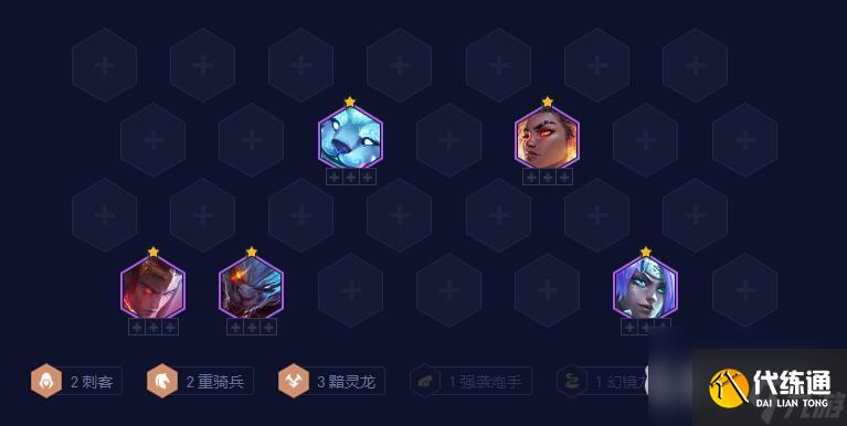 云顶之弈的八黯灵龙阵容怎么玩？ （云顶之弈重骑兵）