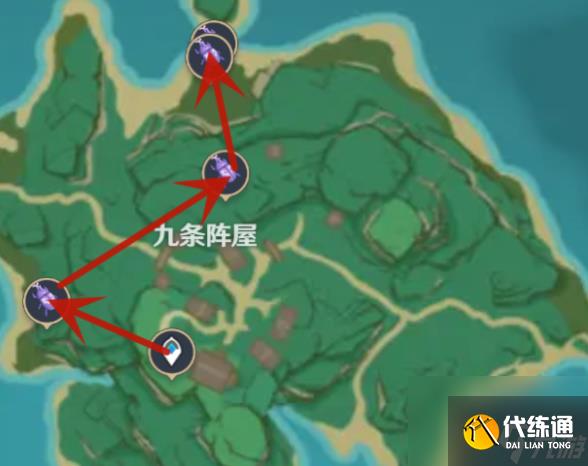 原神鬼兜蟲采集點位置大全-原神鬼兜蟲采集路線圖