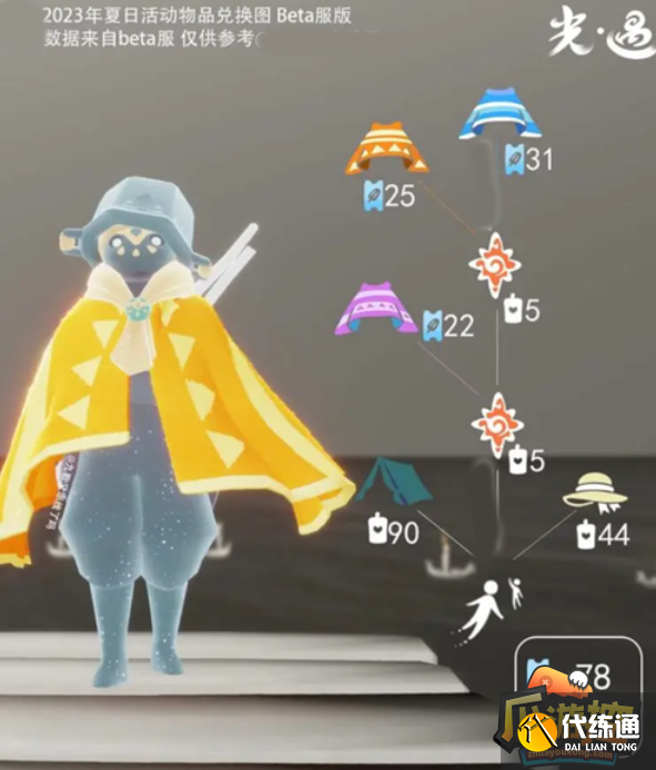 光遇2023夏之日兑换图