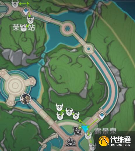 原神虹彩蔷薇快速收集方法