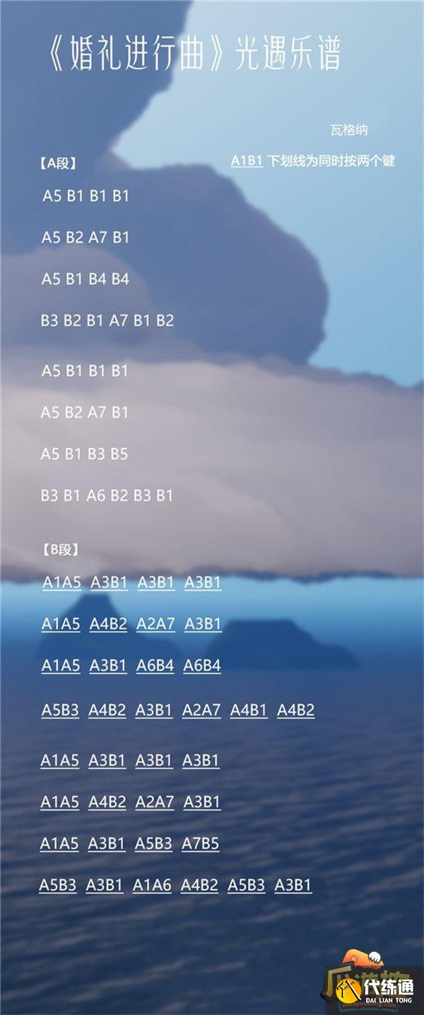 光遇2023热门歌曲琴谱分享