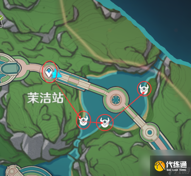 原神4.0久雨蓮采集路線指南