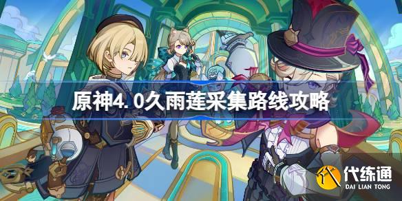 原神4.0久雨蓮采集路線是什么