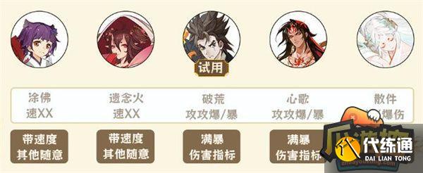 阴阳师雾山五行爬塔速通阵容搭配