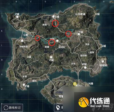和平精英海鲜大餐位置介绍