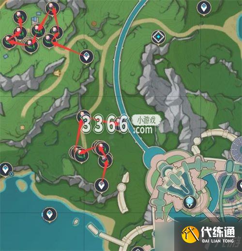 原神虹彩蔷薇哪里买的到 原神虹彩蔷薇采集图