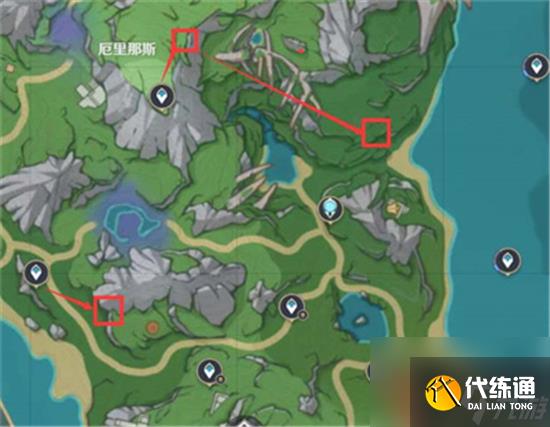原神萃凝晶采集路线图-原神萃凝晶分布图
