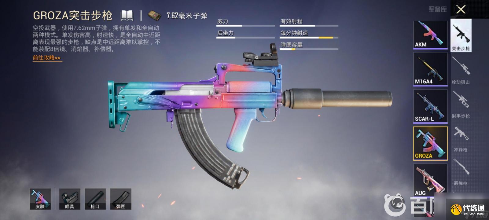 和平精英ss20主流武器配件如何选择？ （和平精英M416）