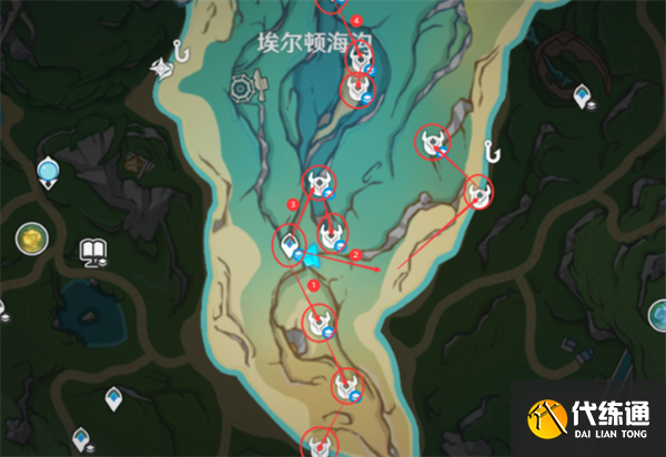 原神原海異種,原神原海異種刷取路線圖4