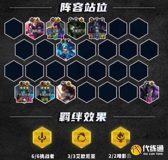 《金铲铲之战》卡莉斯塔阵容推荐 诡镜挑战卡莉斯塔阵容运营分享 《金铲铲之战》卡莉斯塔阵容推荐 诡镜挑战卡莉斯塔阵容运营分享