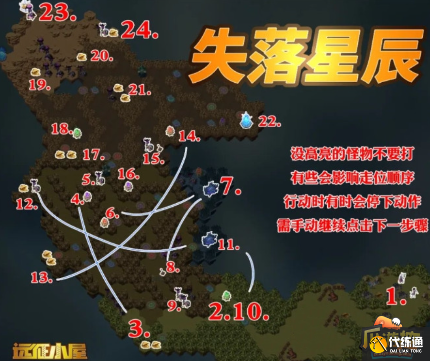 剑与远征失落星辰通关路线图图二