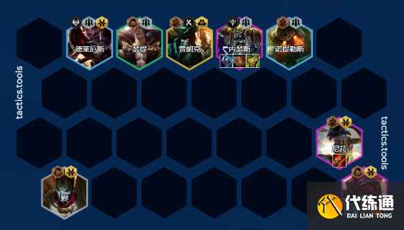 云顶之弈s9.5尼菈霞4433阵容搭配玩法