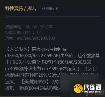 《英雄聯盟》狂野女獵手奈德麗技能加點推薦