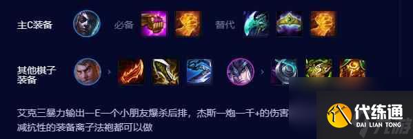 《云顶之弈手游》S9.5皮城潜行枪阵容推荐