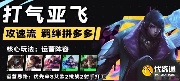 云顶之弈s9.5打气亚飞阵容怎么玩 s9.5打气亚飞阵容装备搭配攻略[多图]图片1