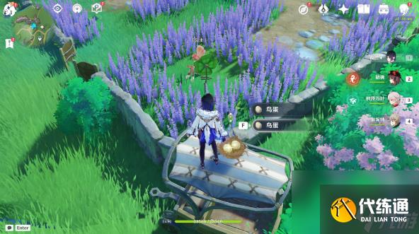 原神在開滿鮮花的草地上任務怎么玩