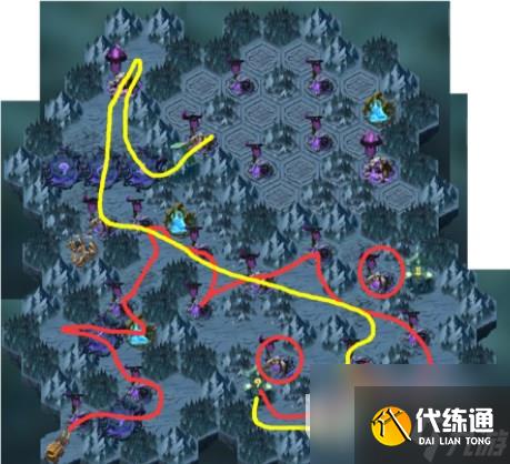 剑与远征古墓迷踪试炼通关路线说明