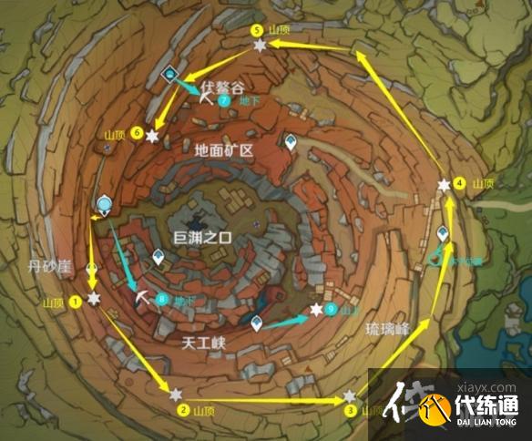 《原神》4.0全9个老石位置整理