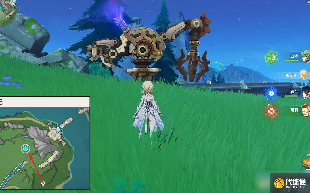原神7個聚能式機械元件收集方法