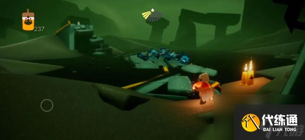 光遇在边陲荒漠的神庙里冥想在哪