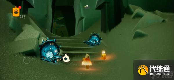 光遇在边陲荒漠的神庙里冥想在哪