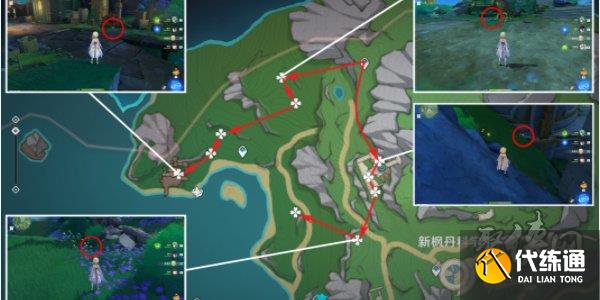 原神子探測單元采集路線 子探測單元位置大全