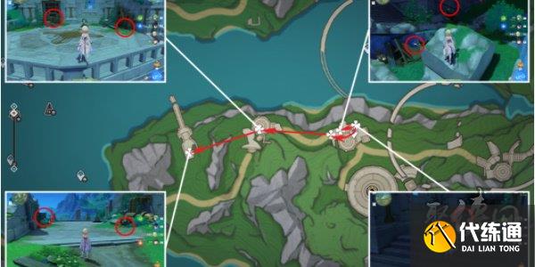 原神子探測單元采集路線 子探測單元位置大全