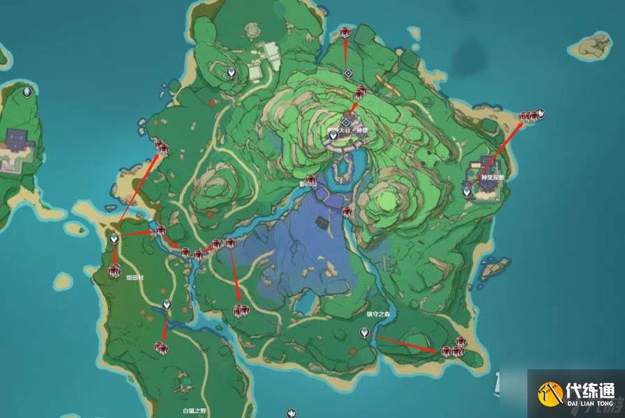 原神神里綾人突破材料收集路線