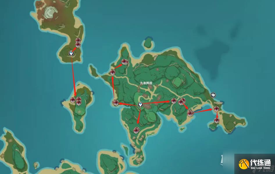 原神神里綾人突破材料收集路線