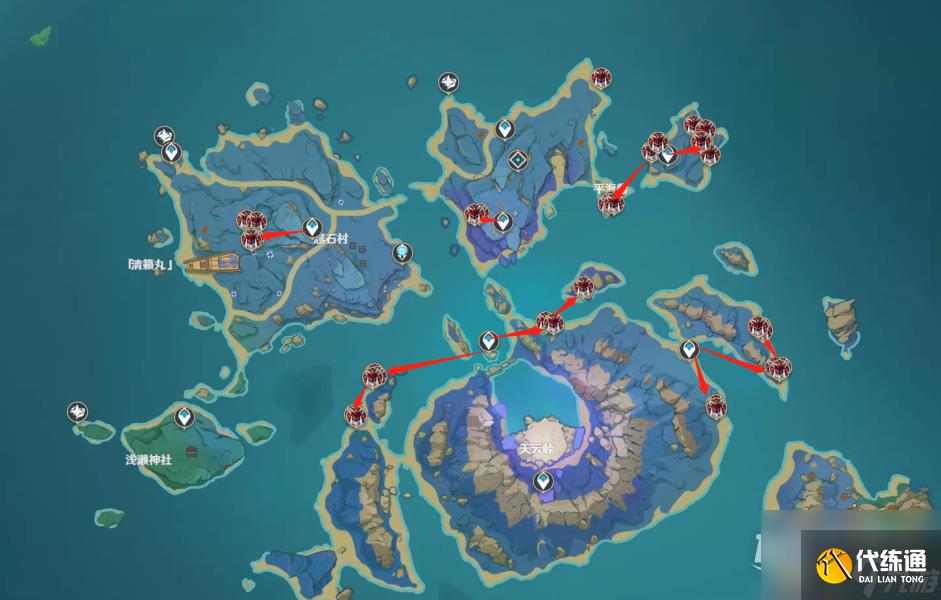 原神神里綾人突破材料收集路線