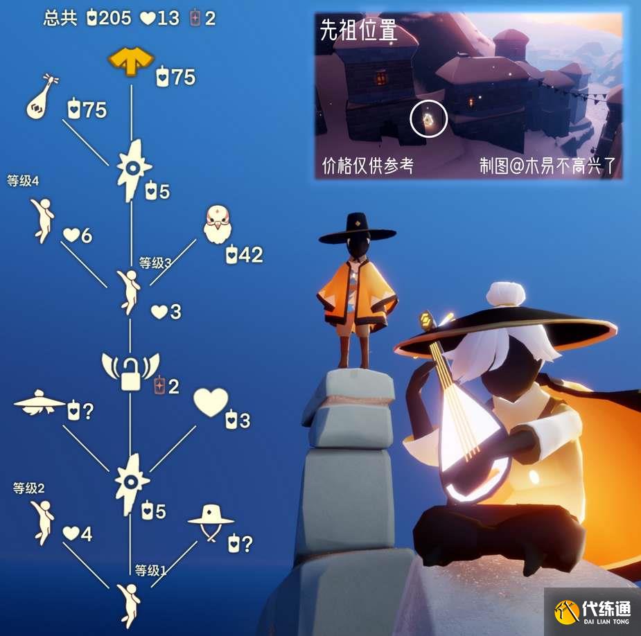 光遇道袍先祖兑换图 10.17跳舞艺人先祖兑换表[多图]图片3