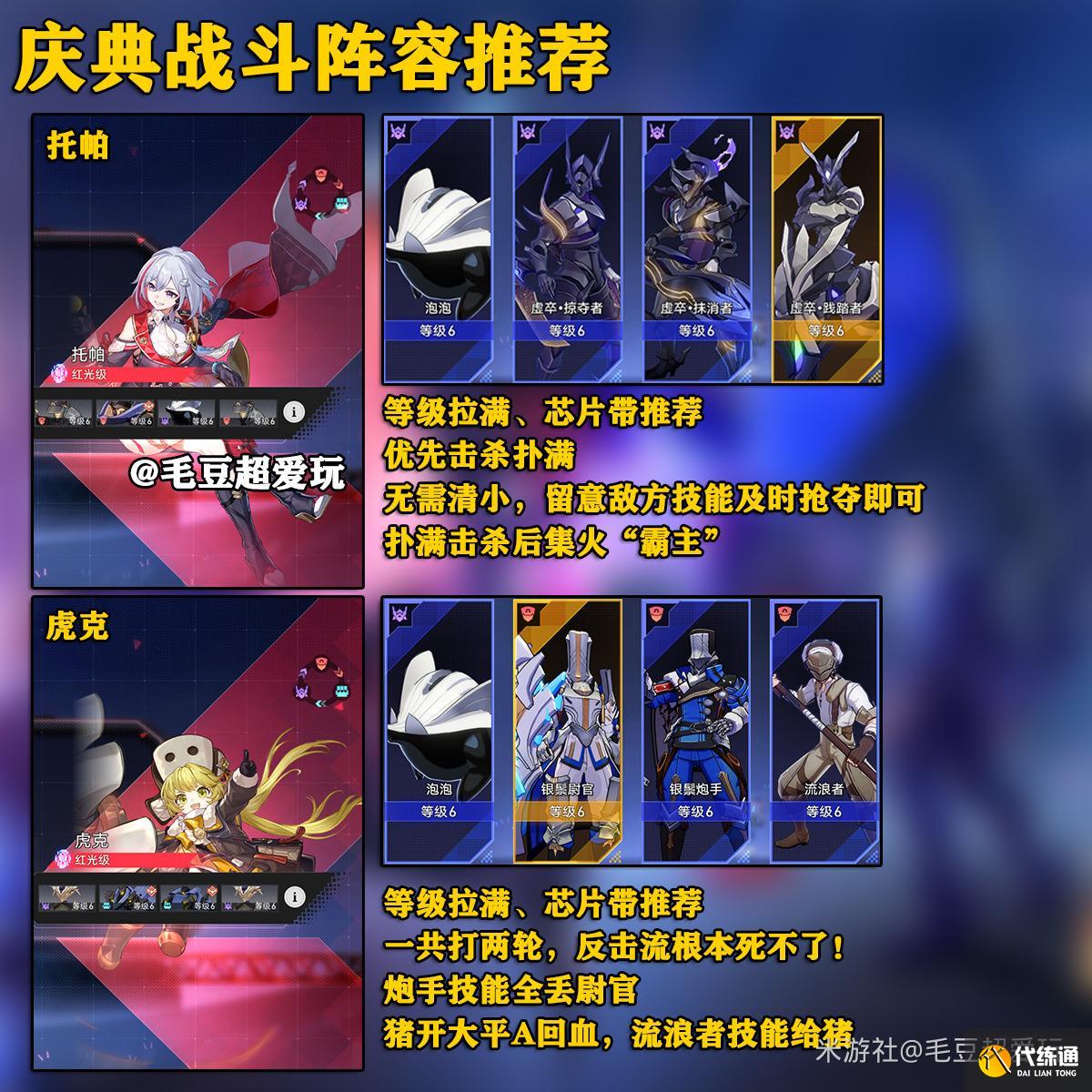 崩壞星穹鐵道以太戰線慶典戰斗陣容推薦圖二