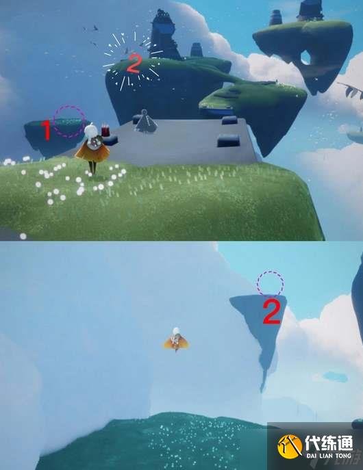 光遇云野21个小金人位置图解