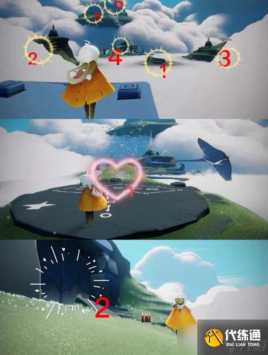 光遇云野21个小金人位置图解