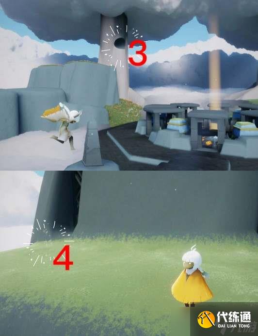 光遇云野21个小金人位置图解