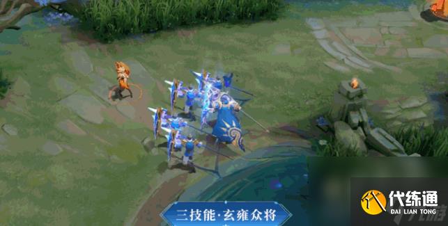 《王者榮耀》蒙恬蔚藍守將皮膚技能特效介紹