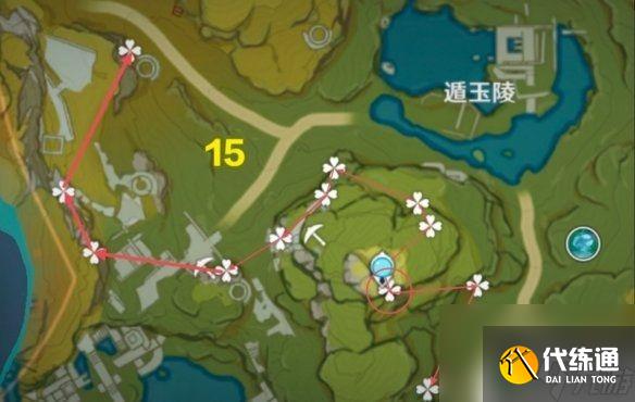 原神77突破材料琉璃袋怎么采集 原神琉璃袋全采集路線位置圖示