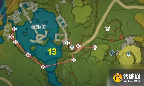 原神77突破材料琉璃袋怎么采集 原神琉璃袋全采集路線位置圖示
