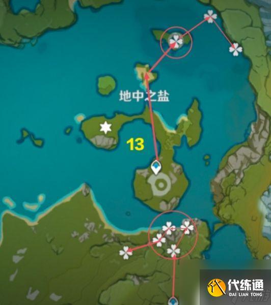 原神77突破材料琉璃袋怎么采集 原神琉璃袋全采集路線位置圖示