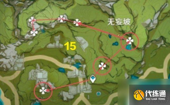 原神77突破材料琉璃袋怎么采集 原神琉璃袋全采集路線位置圖示
