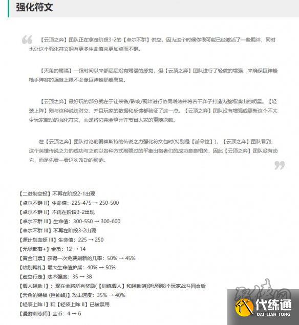 云顶之弈13.21版本更新了什么 13.21版本更新公告