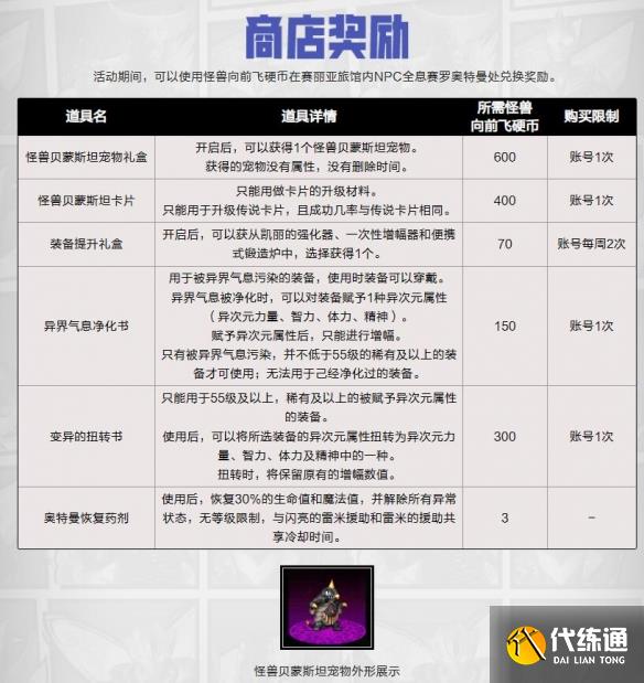 dnf怪兽向前飞活动入口地址 怪兽向前飞活动玩法奖励