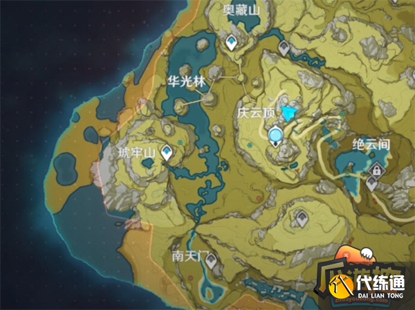 原神璃月最高點上去方法圖二