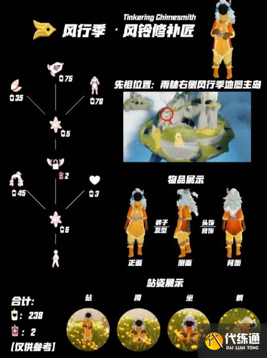 光遇11.2复刻先祖位置在哪 2023年11月2日复刻先祖位置及兑换物品一览表[多图]图片2