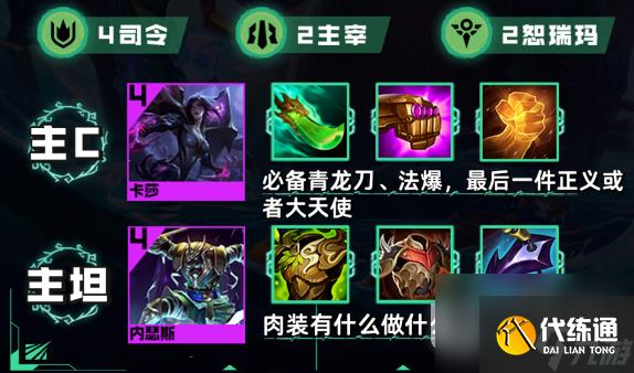 云顶之弈s95塔姆司令女枪阵容玩法指南